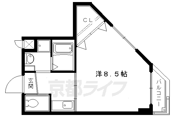 1K：洋8.5×K2(25.14㎡)